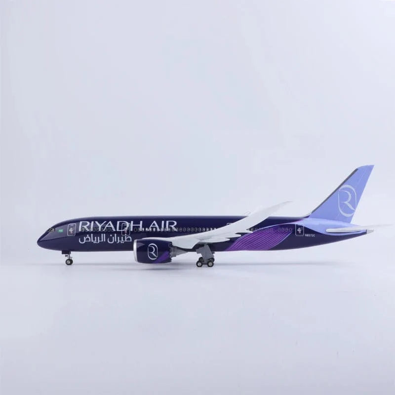 B787 Riyadh Air - Escala 1/130 - 43cm - 16,9 in - Modelo de avión