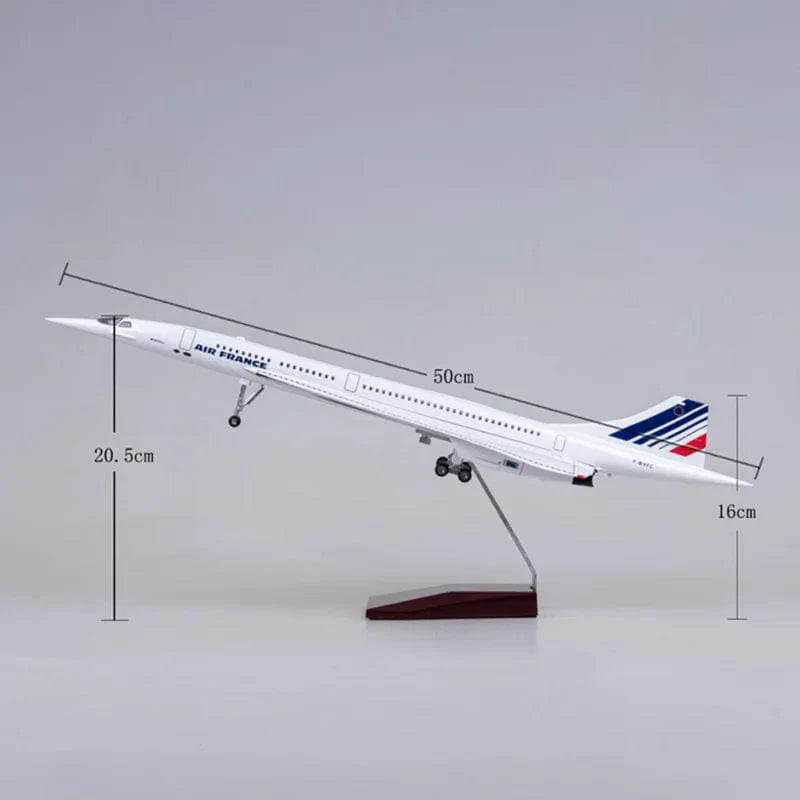 Concorde Air France - Escala 1/125 - 50CM - 19,68in - Modelo de avión