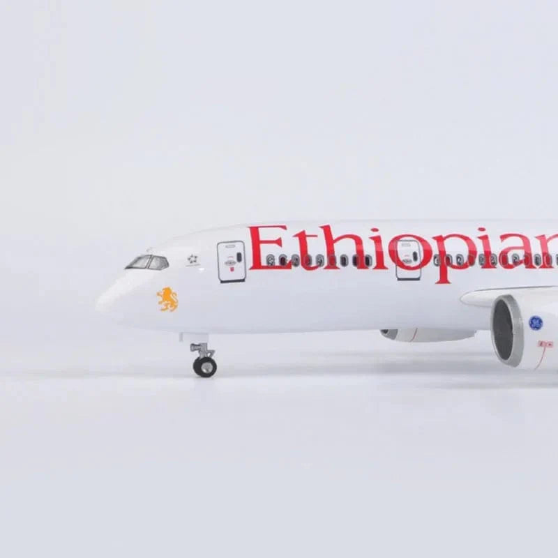 B787 Etíope - Escala 1/130 - 43cm - 16.9 in