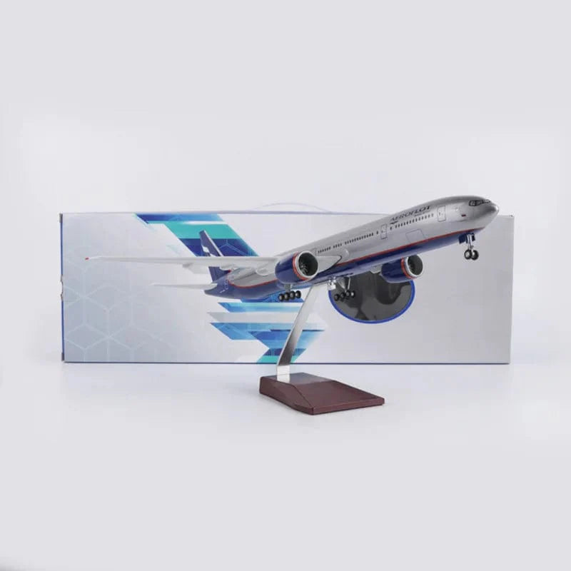 B777 Aeroflot - Scale 1/157 - 47CM - 18.5 in