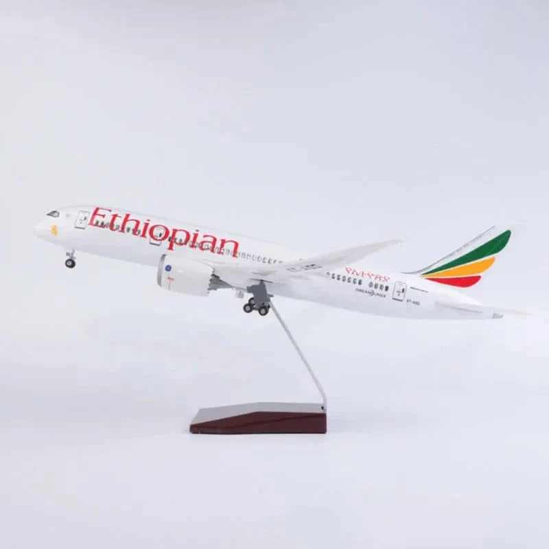 B787 Etíope - Escala 1/130 - 43cm - 16.9 in