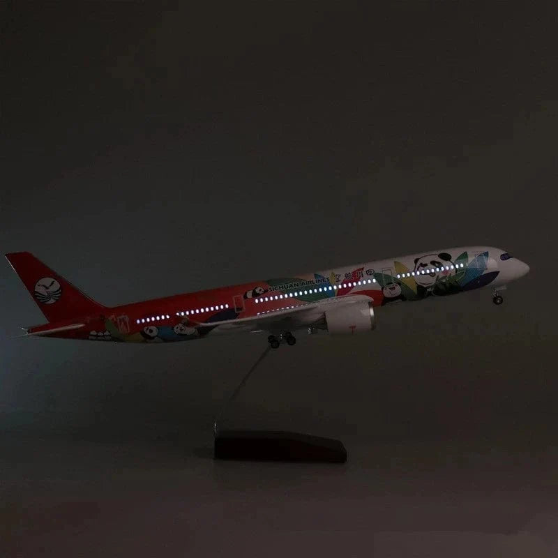 A350 Sichuan Panda - Escala 1/142 - 47cm - 18.5in - Luces Led (Opcional)