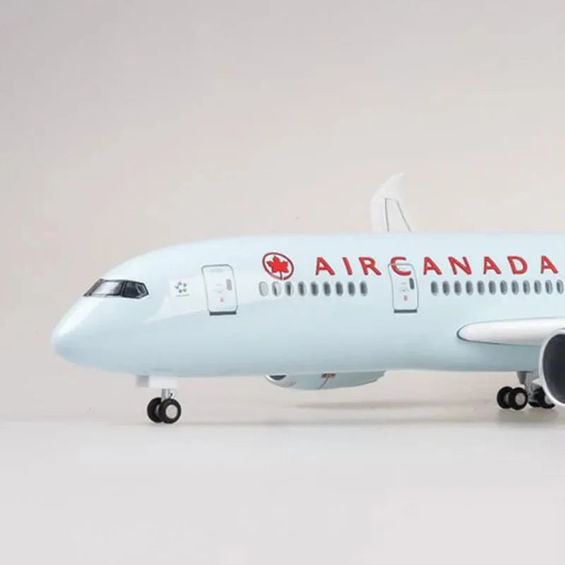 B787 Air Canada Dreamliner - Librea verde - Escala 1/130 - 43 cm - 16,9 pulgadas