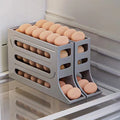 Automatic Step Egg Holder Refrigerator Egg Organiser Kitchen Egg Dispenser Refrigerator Organiser organizador cocina