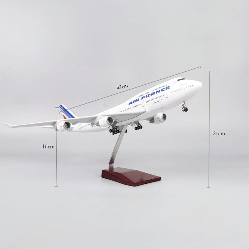 B747 Air France - Escala 1/157 - 47cm - 18,5 in - Modelo de avión