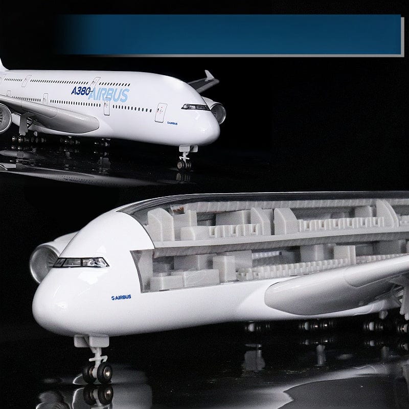 A380 Perspective LED Lights - 47cm - 18.5inch - Aircraft Model