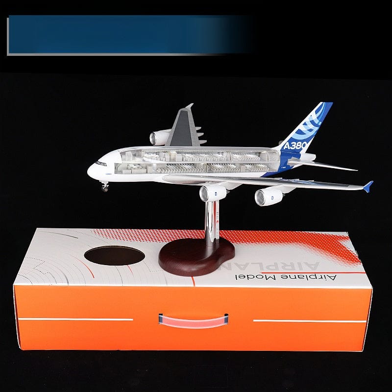 A380 Perspective LED Lights - 47cm - 18.5inch - Aircraft Model