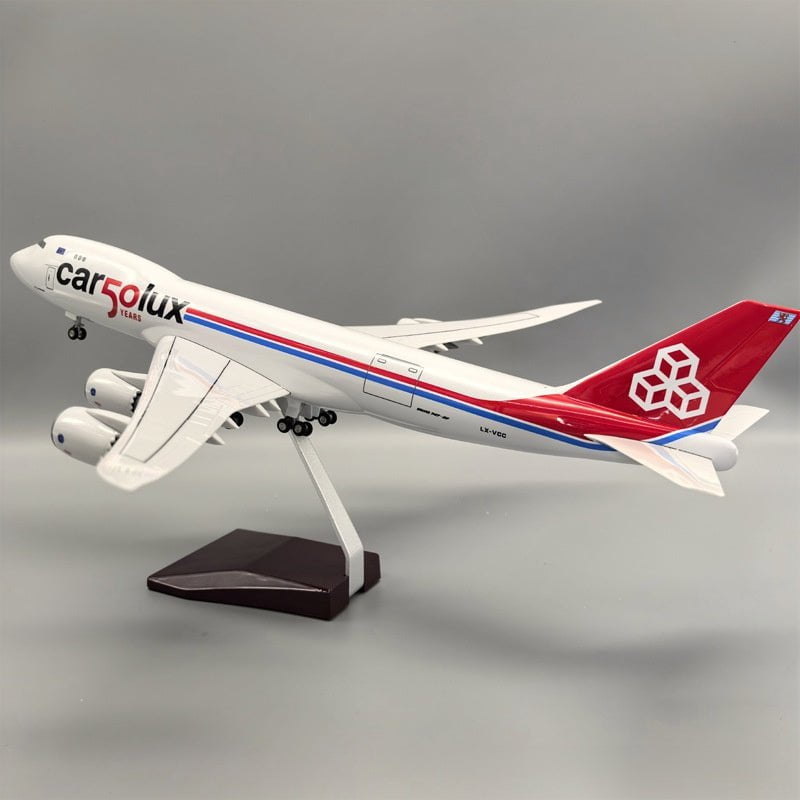 B747-8F Cargolux - Scale 1:157 - 47cm - 18.5in - WITHOUT LED