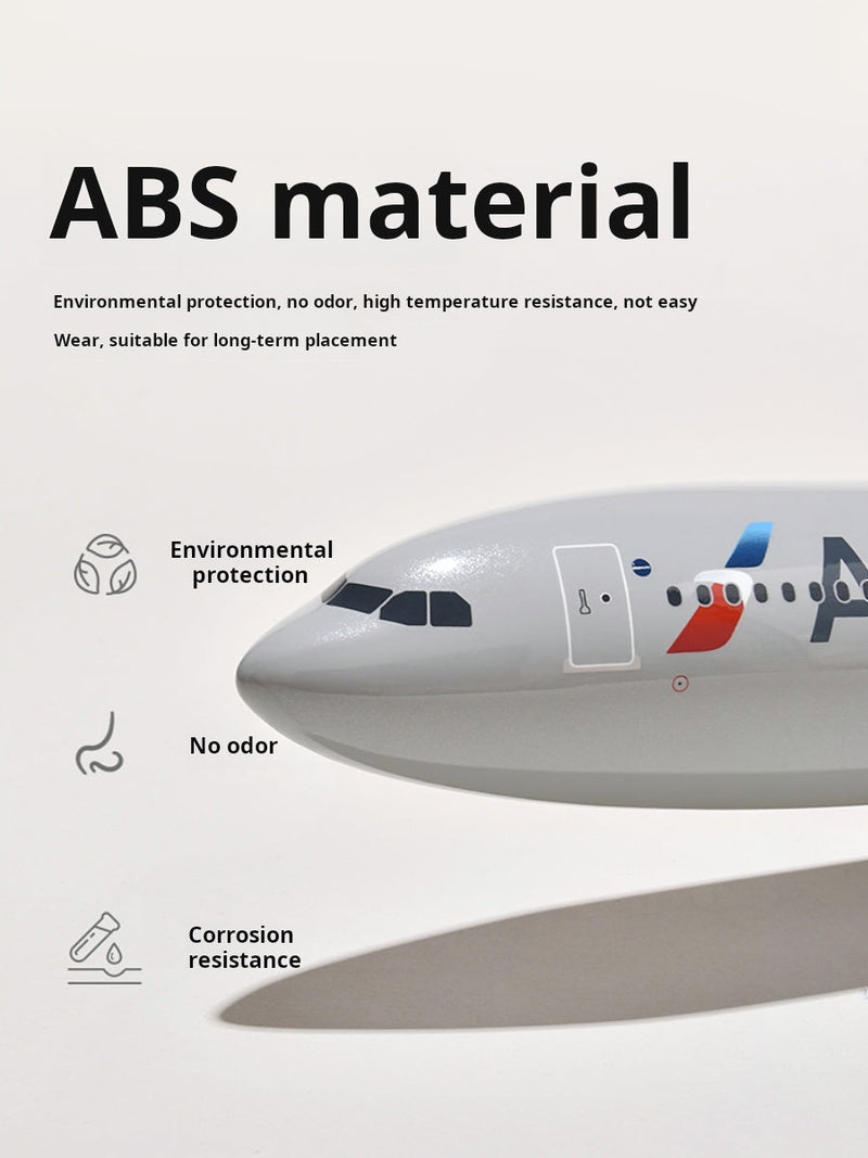 Aircraft model - American Airlines - Airbus A330-200 - A321NEO and A319 - Scale 1:100 - WITHOUT LED 